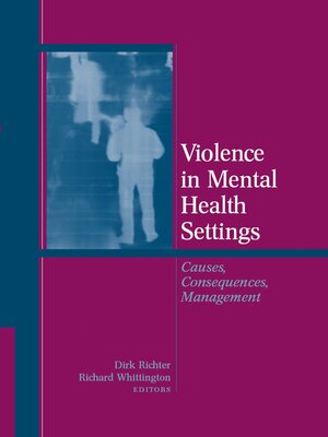 cover image of Violence in Mental Health Settings